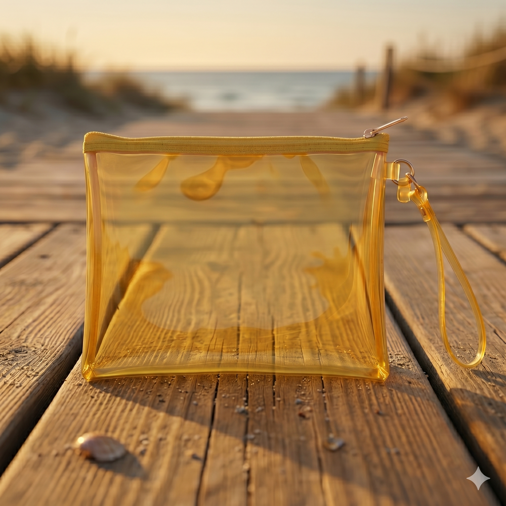 Translucent Wristlet Pouch