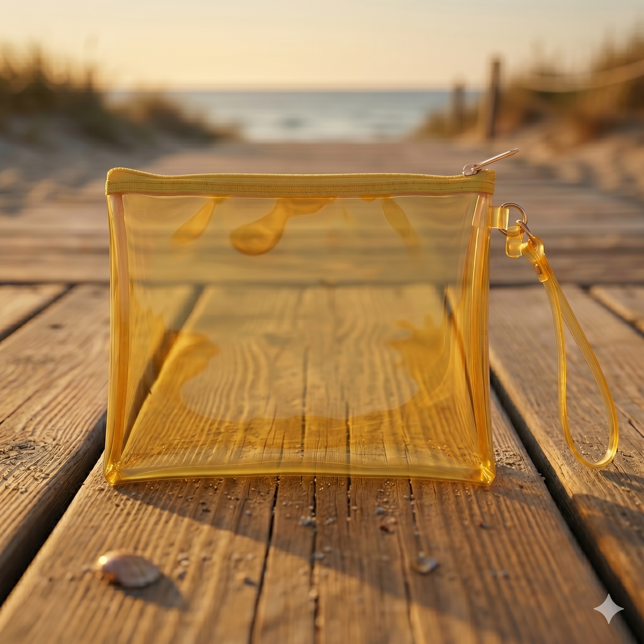 Translucent Wristlet Pouch