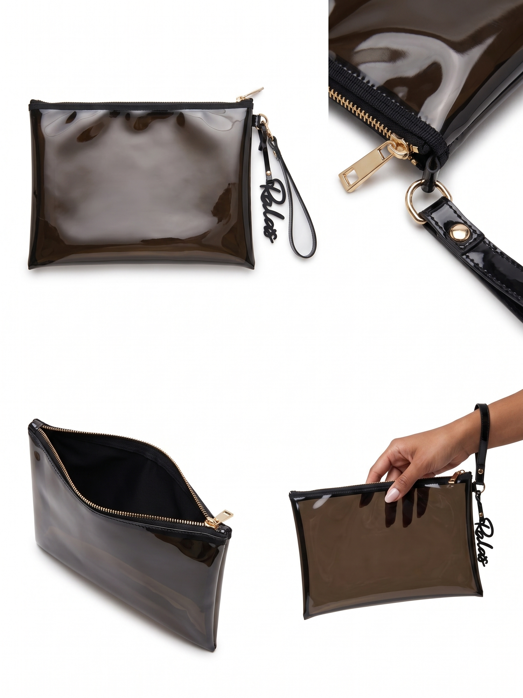 Translucent Wristlet Pouch